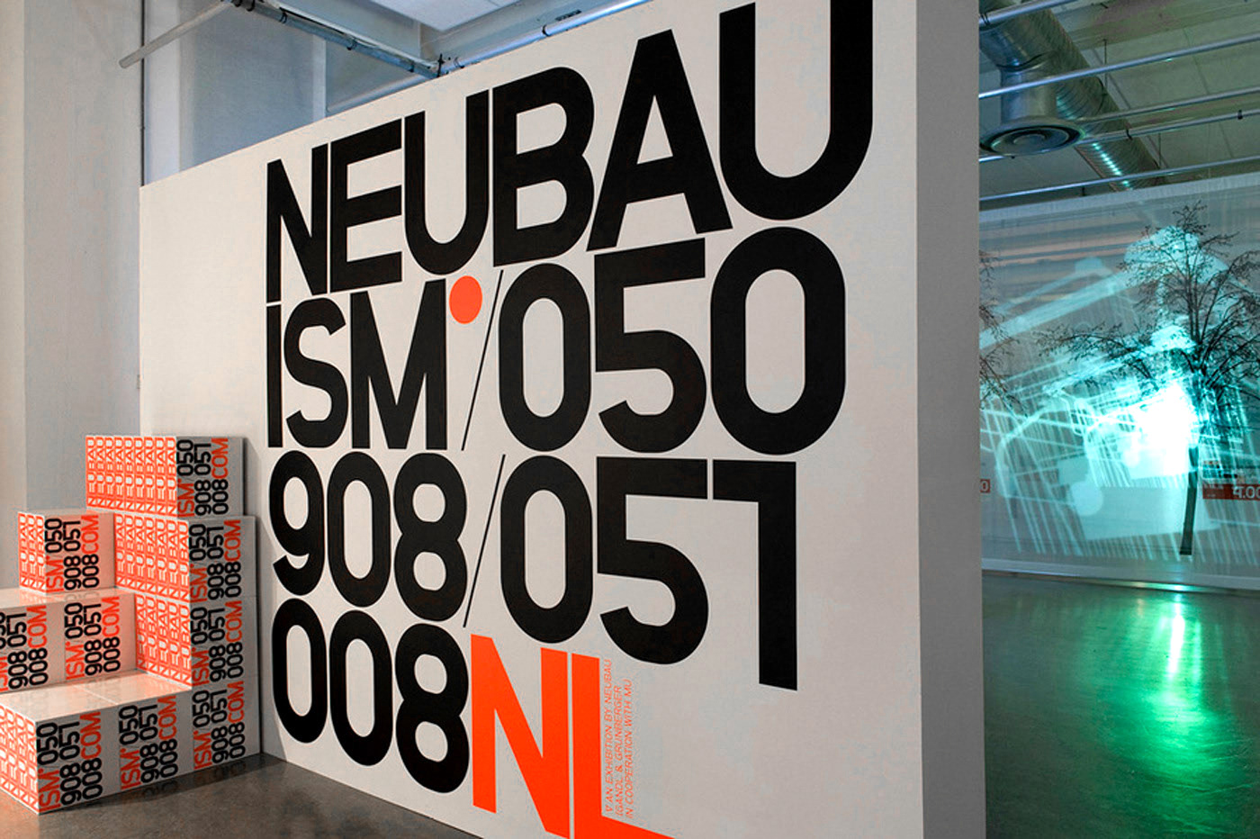 NeubauIsm wim crouwel Neubau NBISM Exhibition  mu Gandl