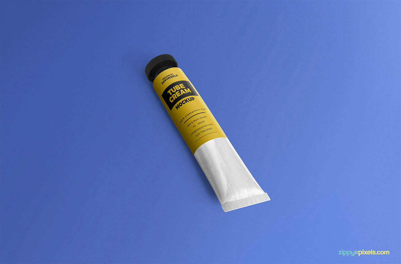 free freebie Mockup photoshop psd Packaging tube cream paste Cosmetic