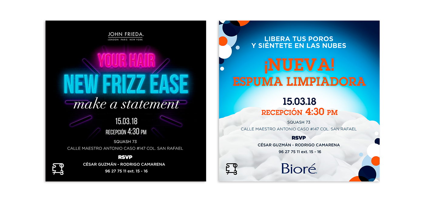 branding  pr Event influencers john frieda Biore mexico Stage product lauch