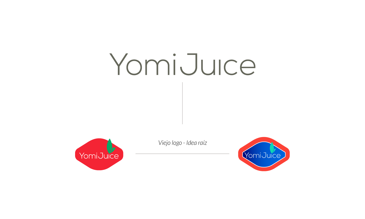 Yomijuice logo brand juice color