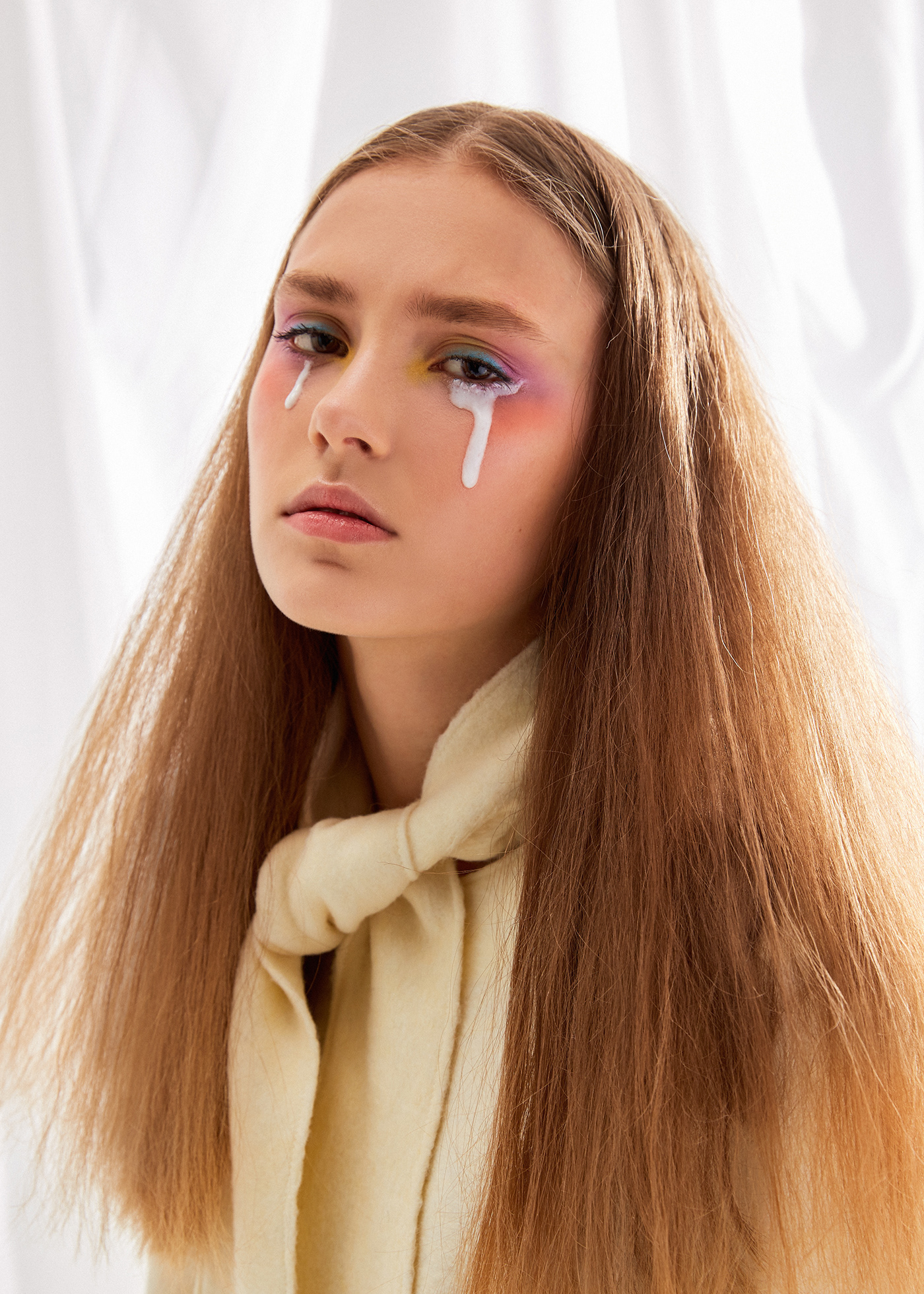 belarus colorful makeup cream fashion editorials milky minsk pastel stylist Минск стилист