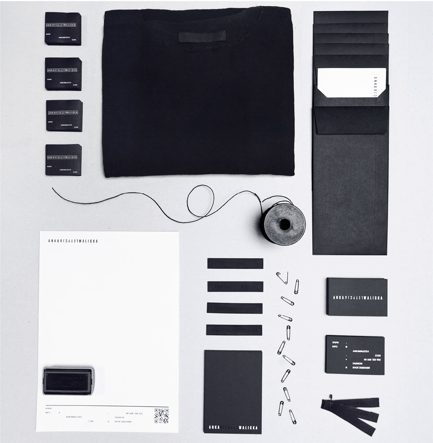 design Fashion  geometric Black&white modern branding  graphicdesign
