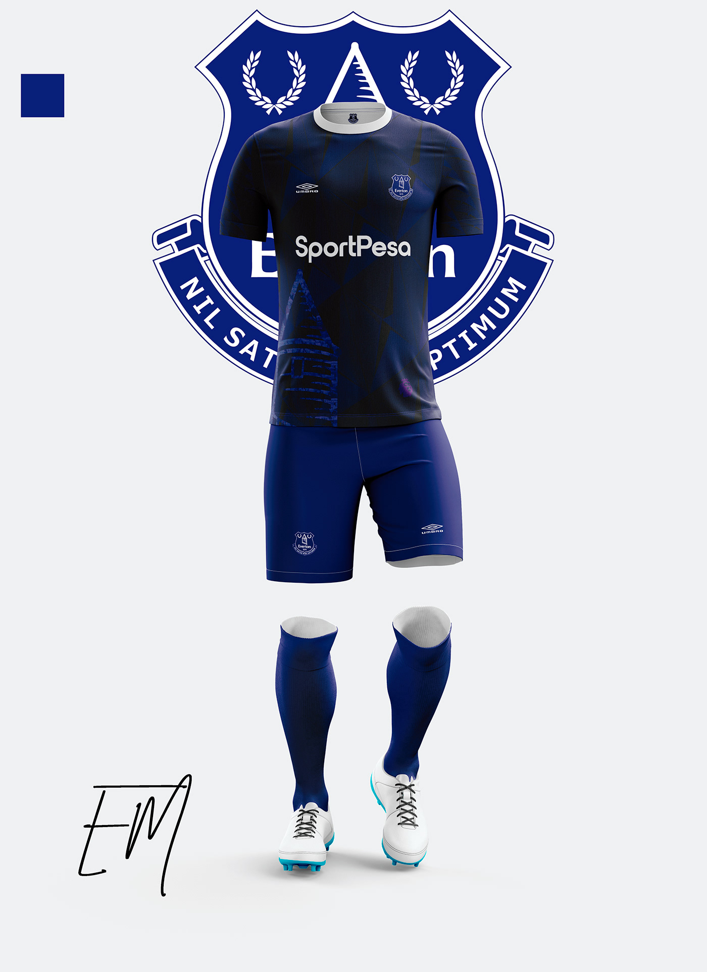 soccer Everton premiereleague jersey concept