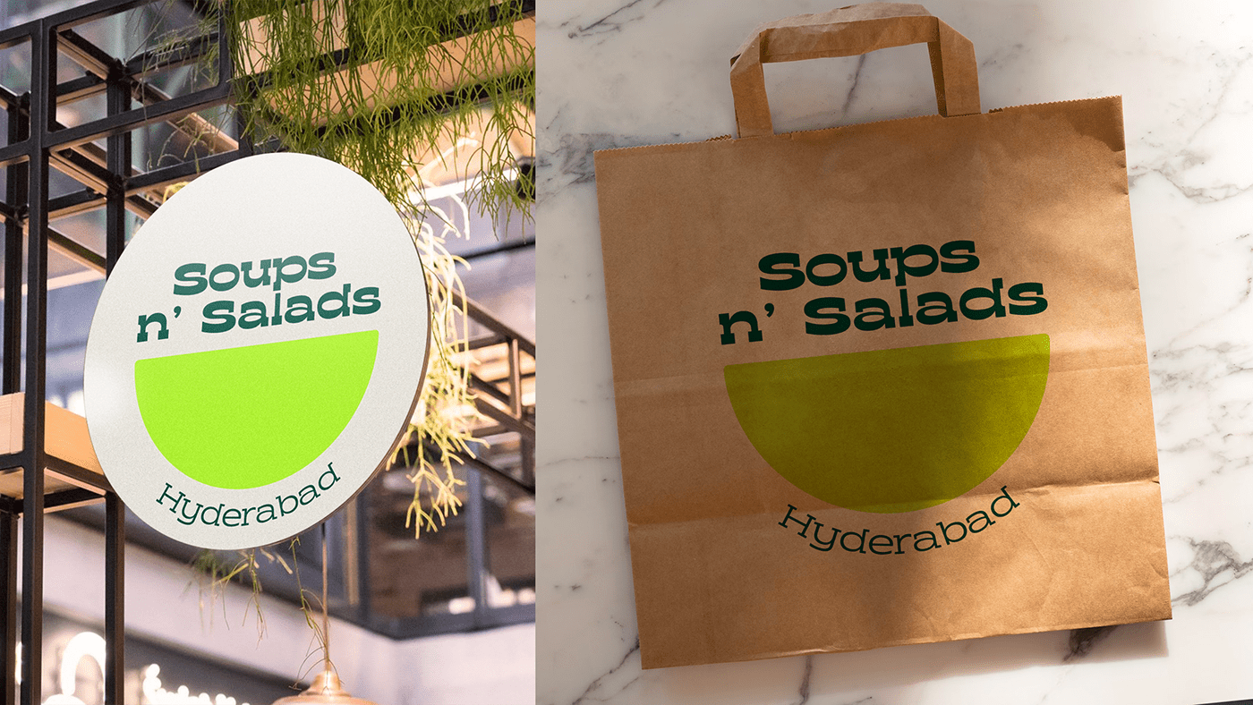 Fast food healthy organic restaurant salad Vegetarian Veggie visual identity