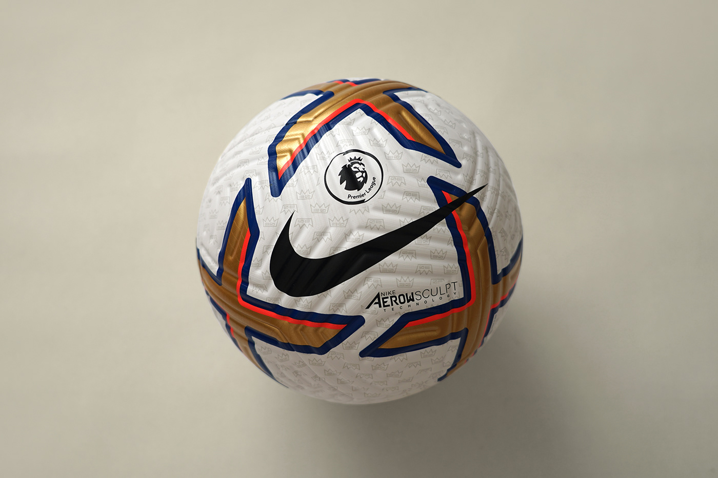 anniversary ball football graphic design  Nike Premier League product design  soccer