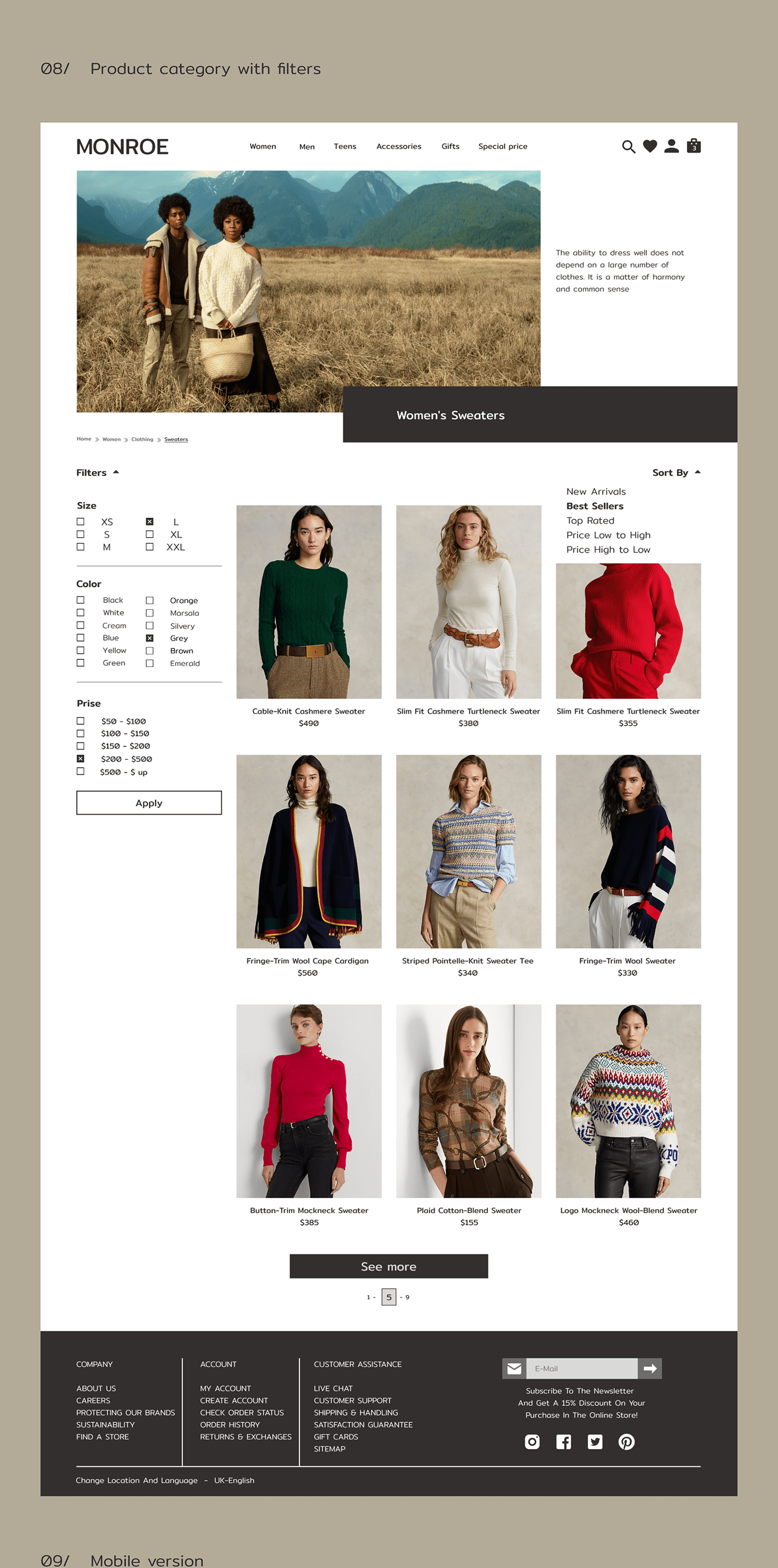 clothes design Fashion  Internet Clothes Store internet shop online store onlineshopping UI/UX Web Design  Website