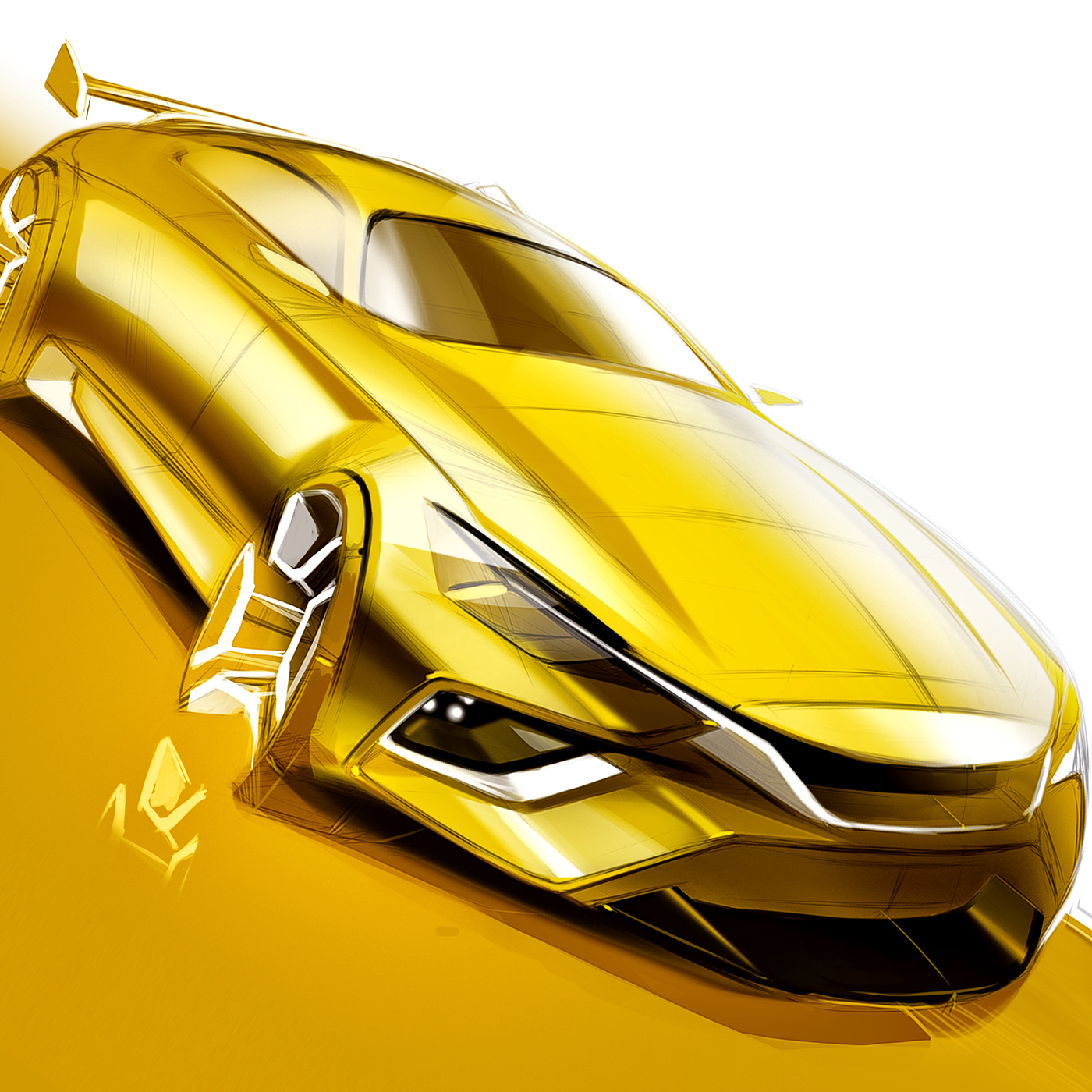 Car Drawing and Sketching Tutorial - How to Draw a Car on Behance