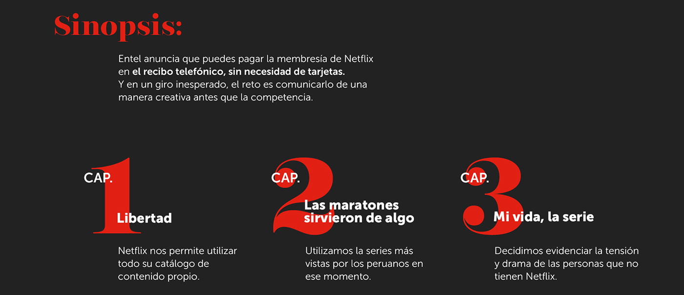 Advertising  art direction  Creativity integrated ad entel Netflix commercial