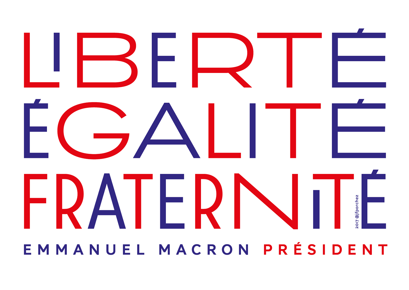 emmanuel macron politics typography   graphic design 