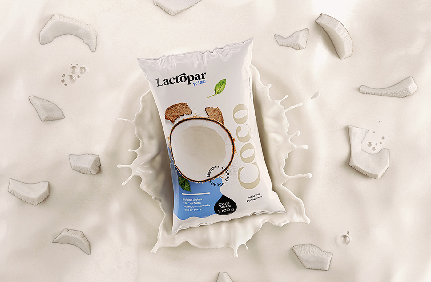 packaging design of yogurt 