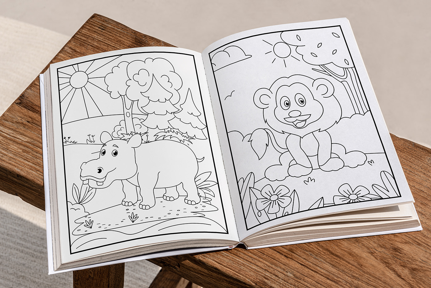 coloring page coloring book color pages illustrations kids book baby animal kids illustration children's book animal coloring kdp coloring