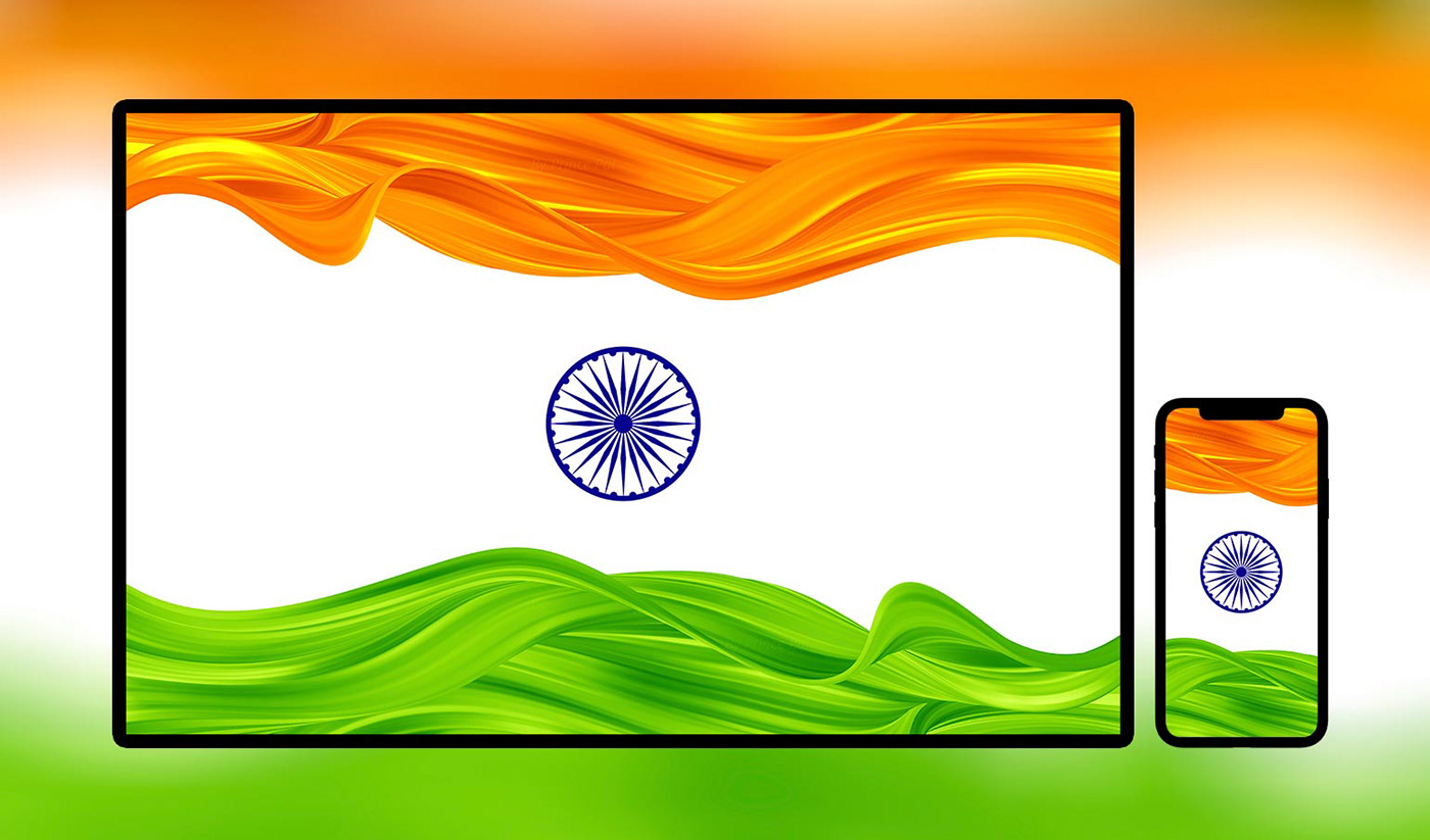 Tiranga (India Flag) Wallpaper - Art Work. on Behance