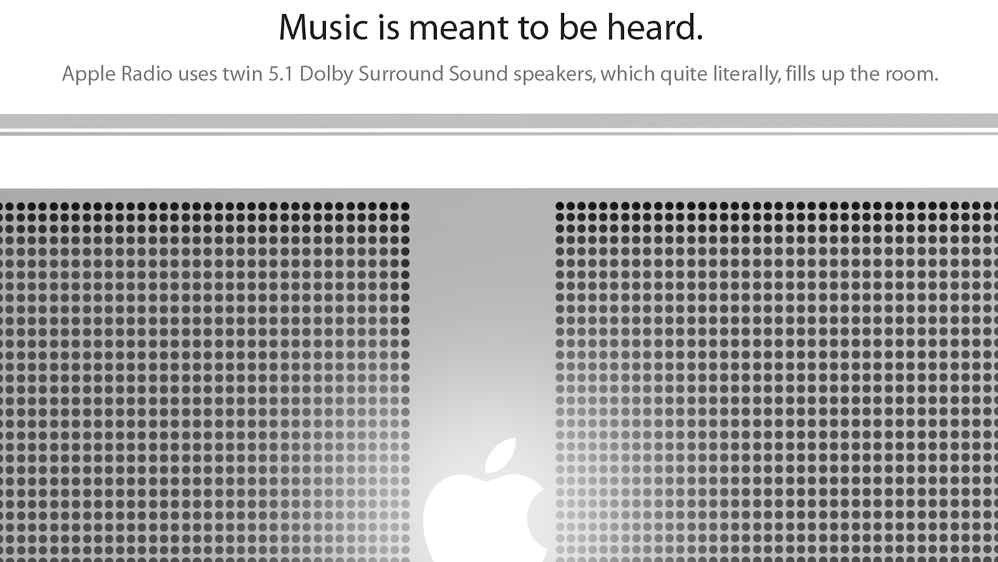 Apple Radio design apple industrialdesign productdesign