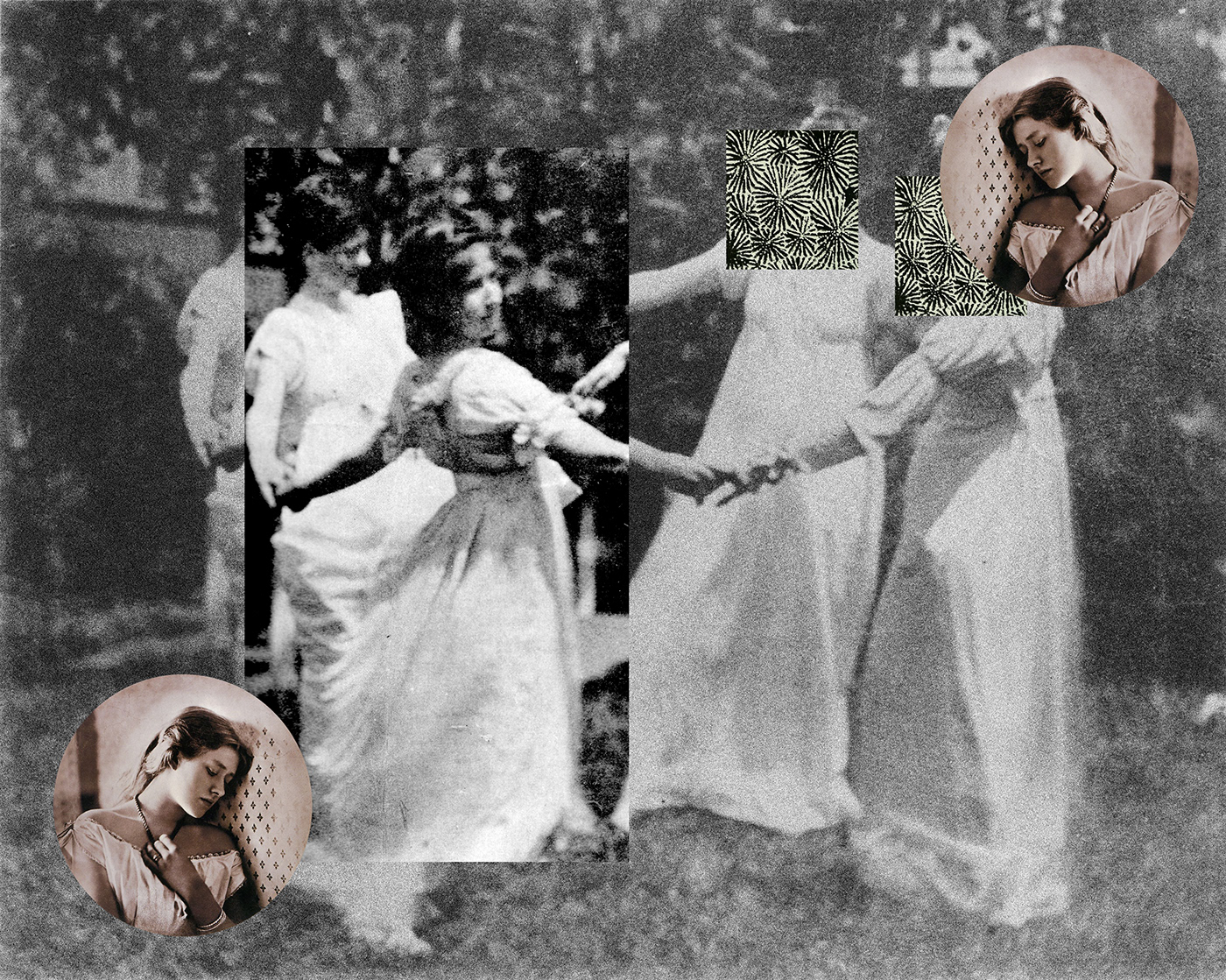 beatnik colagem collage diane di prima photoshop women