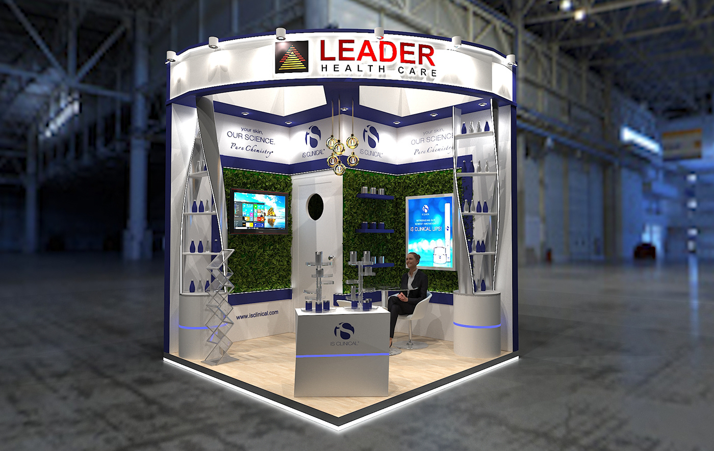 IS clinical Clinical exhibition stand
