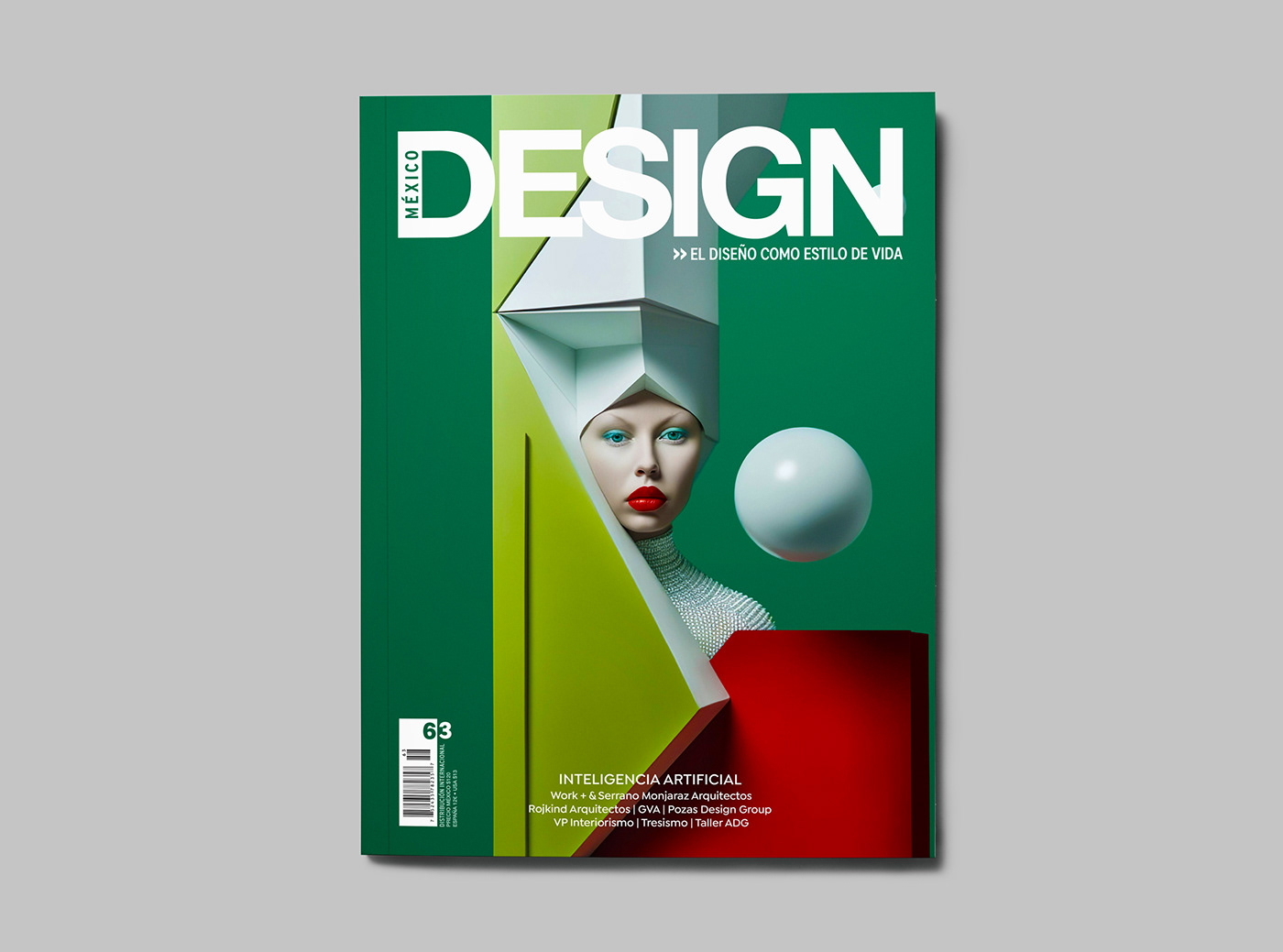 design editorial magazine Magazine Cover diseño artificial intelligence ai