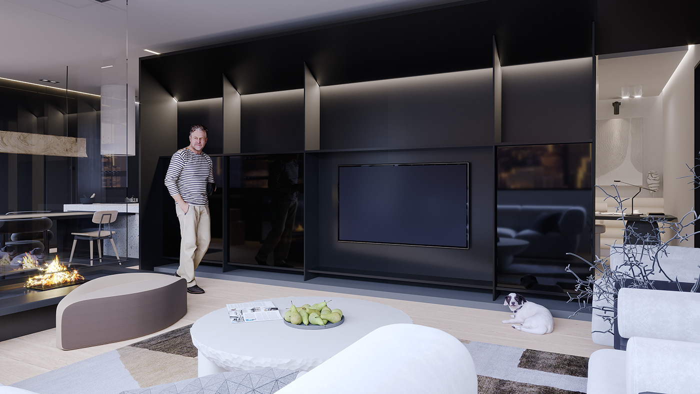 3dmax amazing architecture visualization vray interiror design kitchen design archviz modern corona