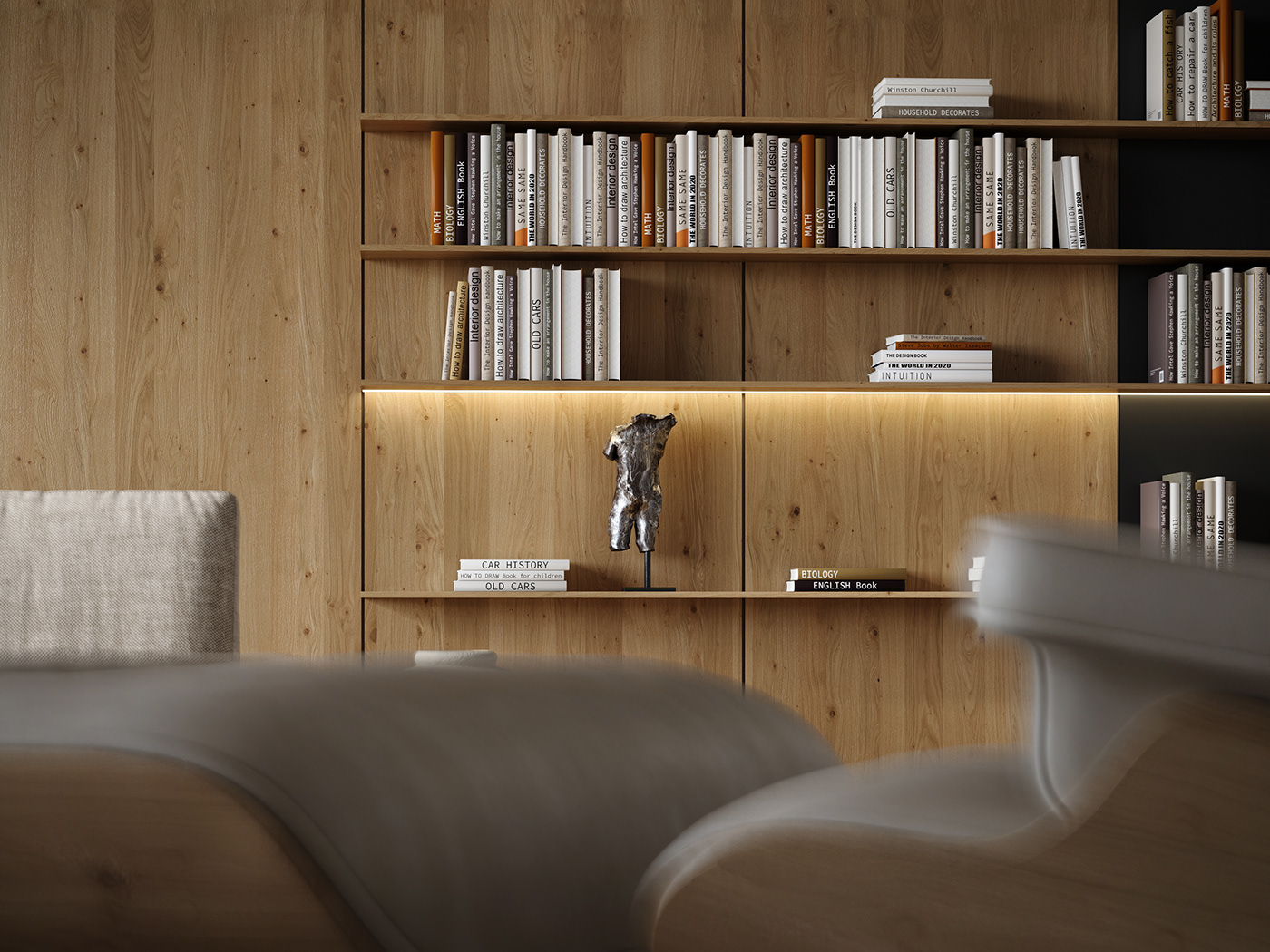 minimalist living room modern wooden room design Interior visualization corona archviz rendercamp