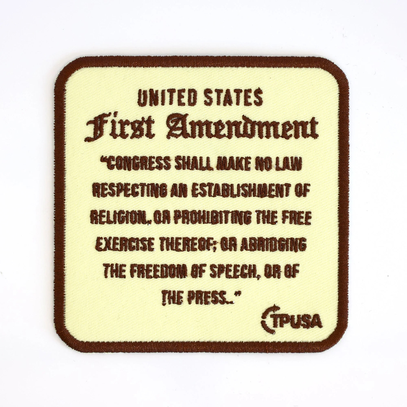 america ammendment backpack conservative freedom Gun patches snake speech vintage