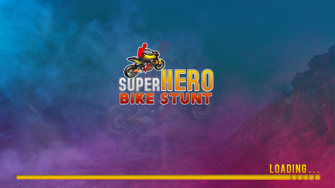super hero bike stunt