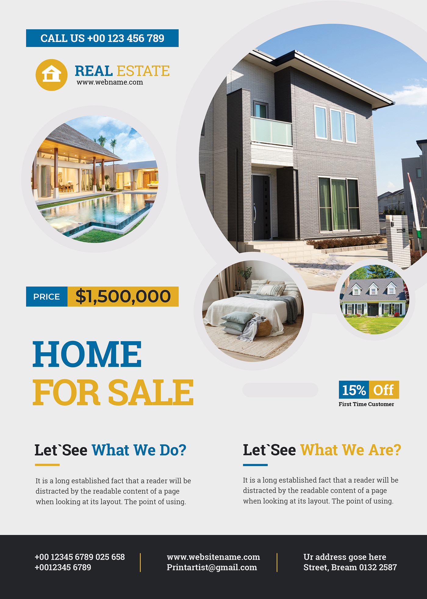 advertisement Advertising  agency agent broker commercial flyer home house leaflet
