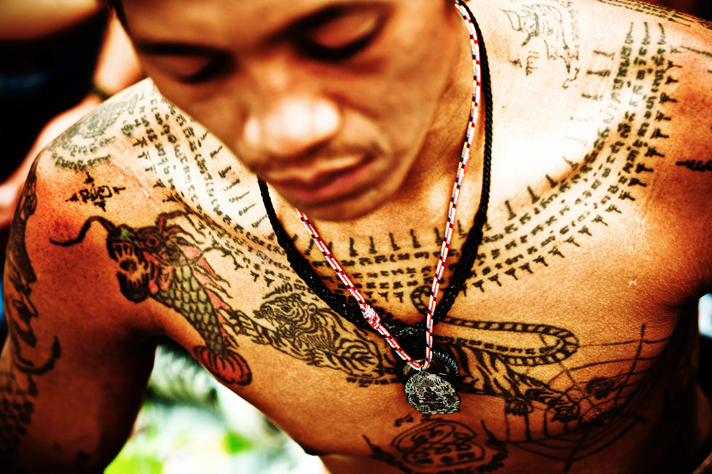 Thailand Wat Bang Phra magic tattoo sak-yant tattoo religion festival sakyant Documentary  traditions