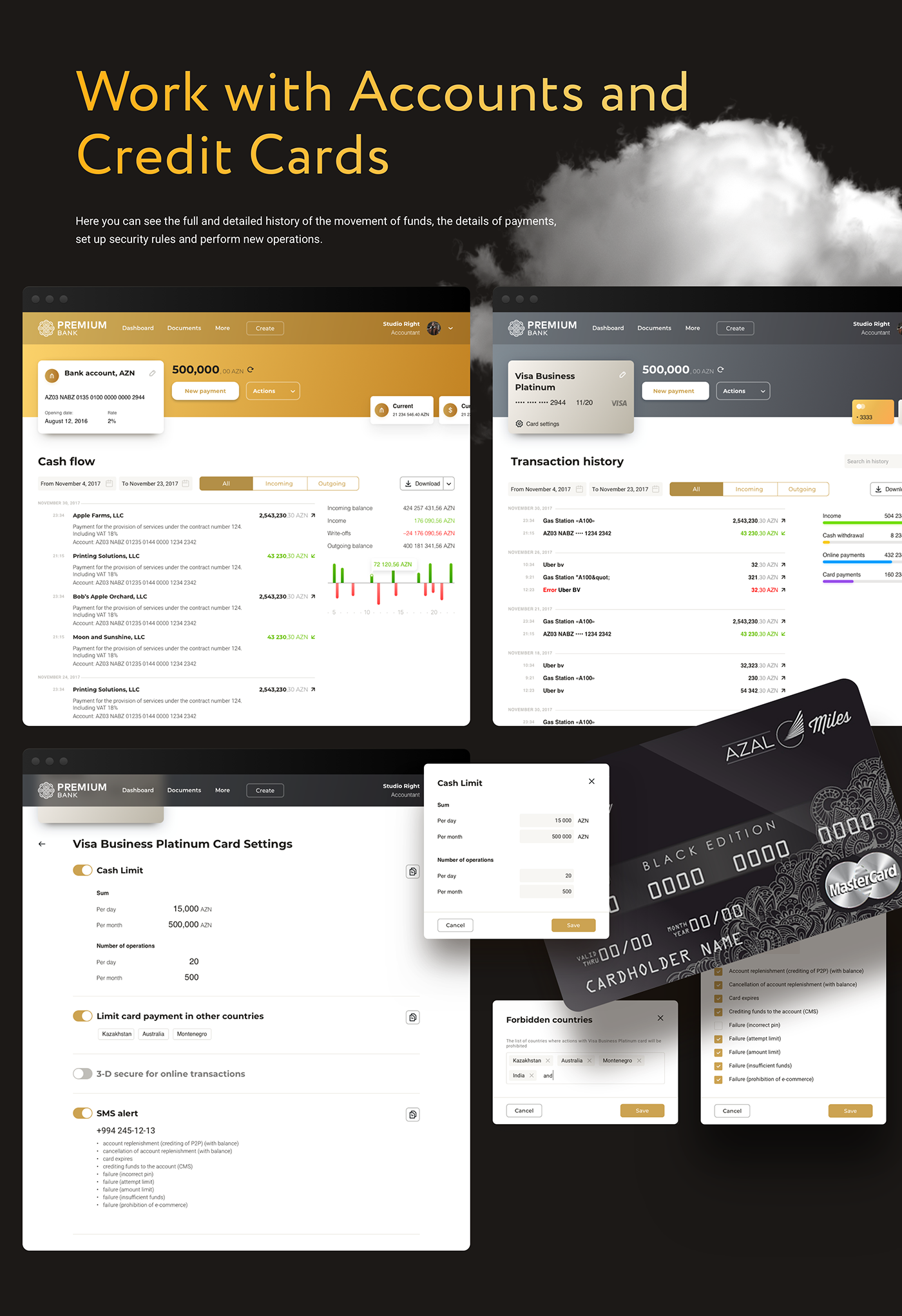 banking UI ux user experience interaction Interface Web design user interface design system