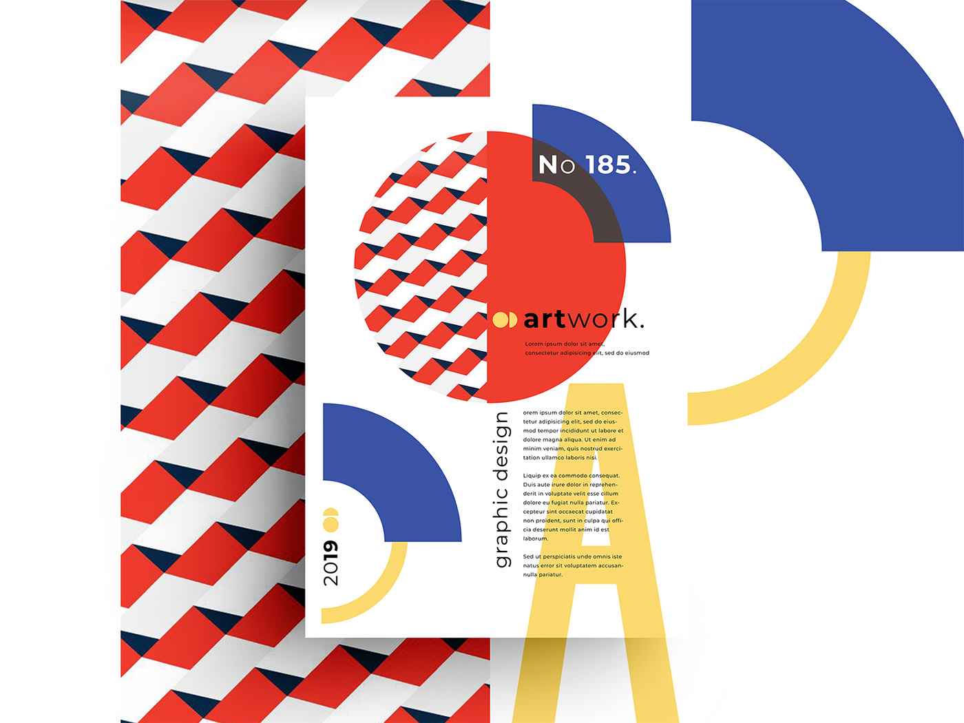 design branding  Layout graphic grid minimalist simple trend identity color