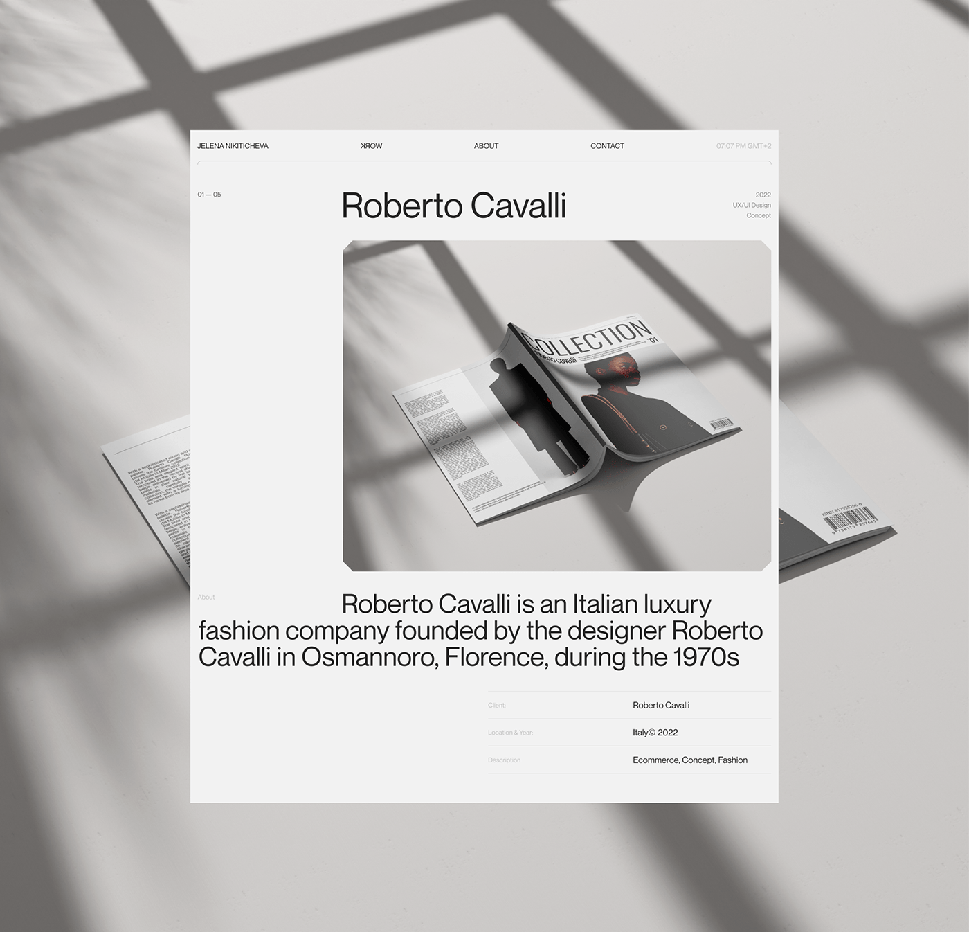 minimal minimalist portfolio Portfolio Design UI UI/UX ux Website Website Design website development