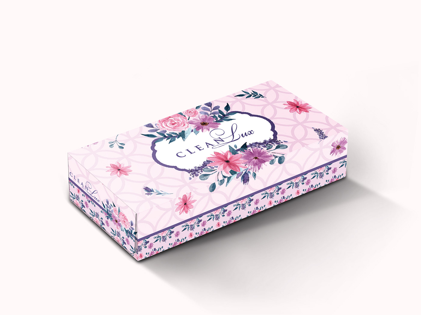 design flower napkin box