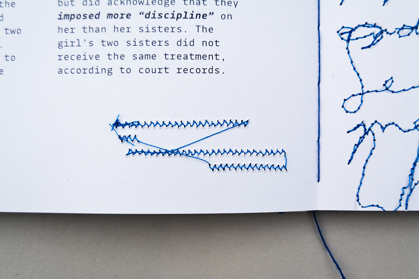 Mugshots editorial design  Layout book design typography   pablo neruda Poetry  violence crime stiching