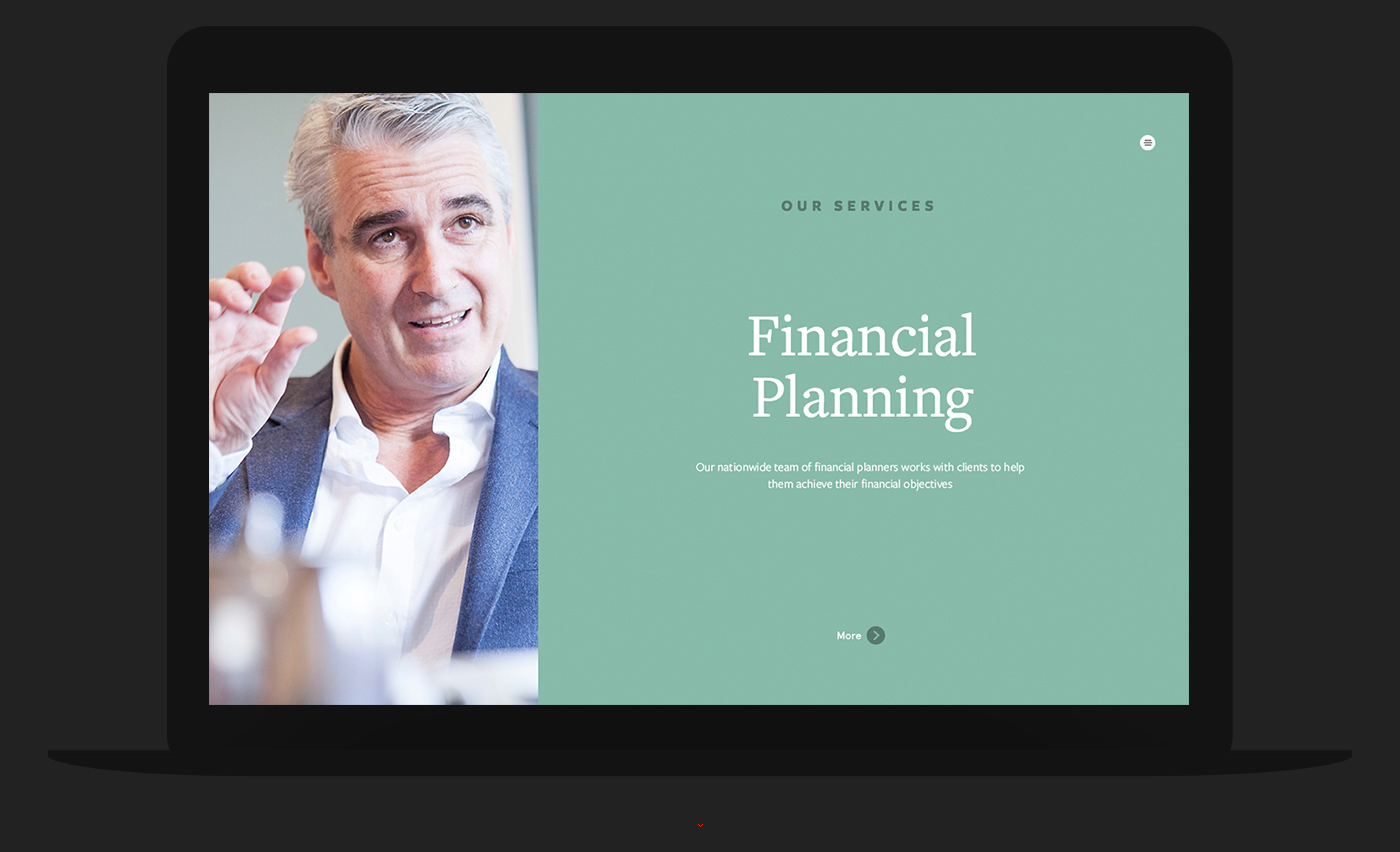 Responsive UI ux finance Web Website London Interface full-screen Responsive