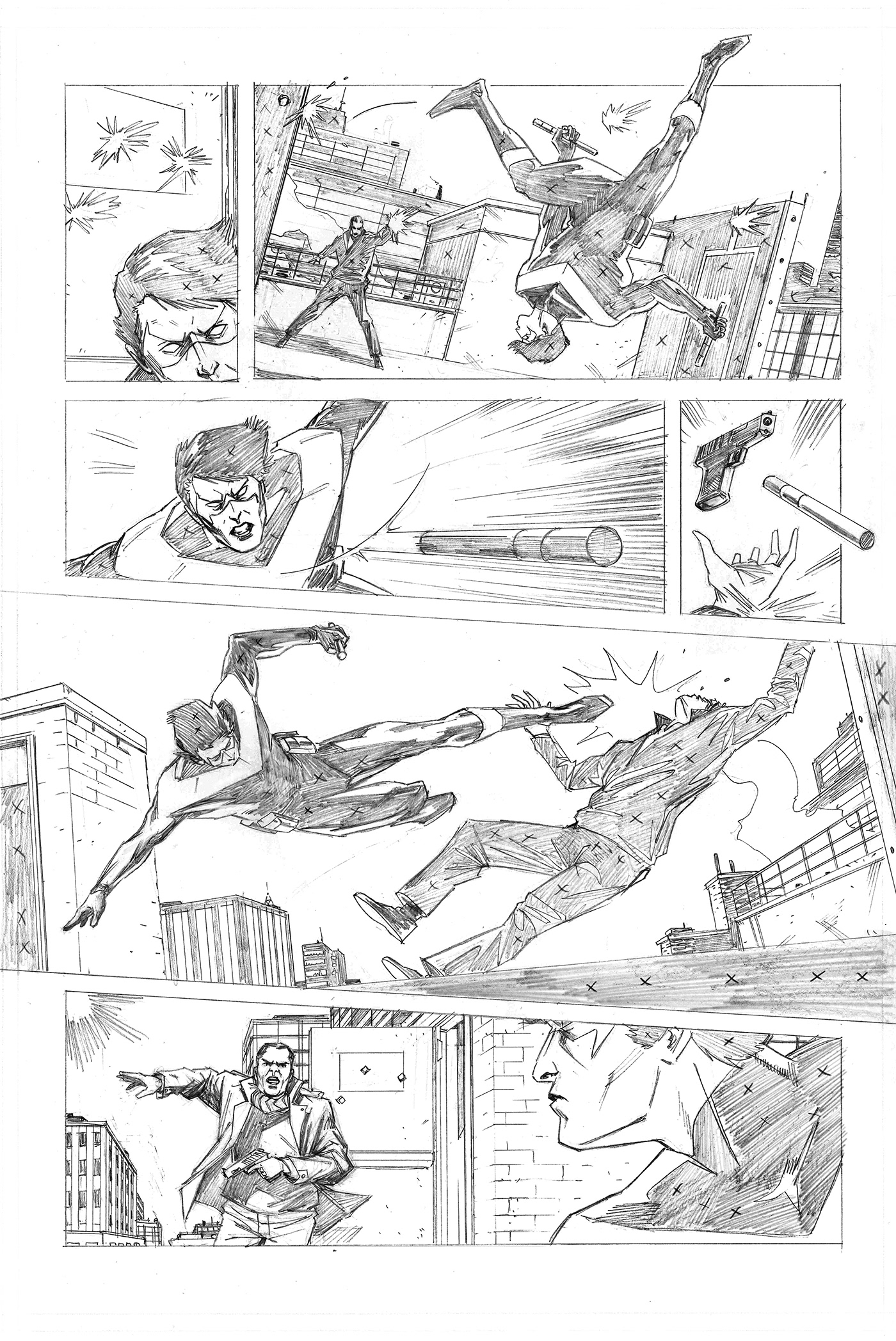 Drawing  comics comic books dccomics dcuniverse nightwing starfire koryanders dickgrayson titans