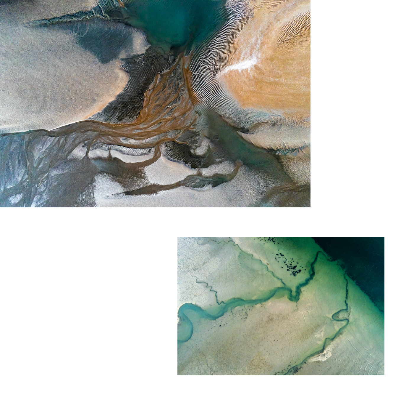 abstract Aerial color graphic Nature Photography  sea seascape shapes texture