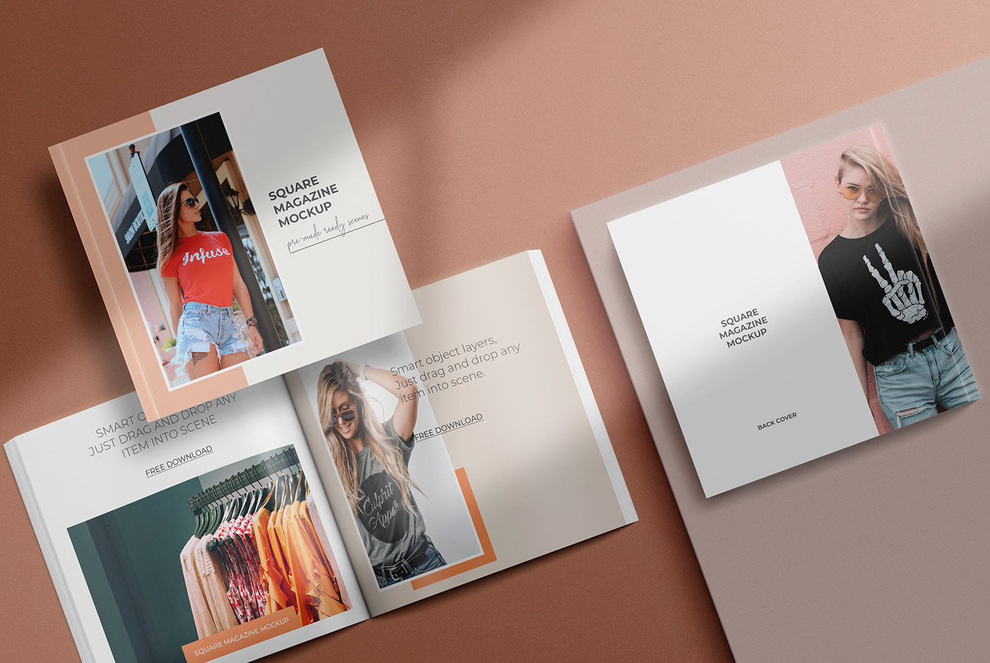 square magazine mockup Magazine mocup Free Magazine Mockup free square magazine free mockup  free editorial mockup free book mockup square mockup psd mockup