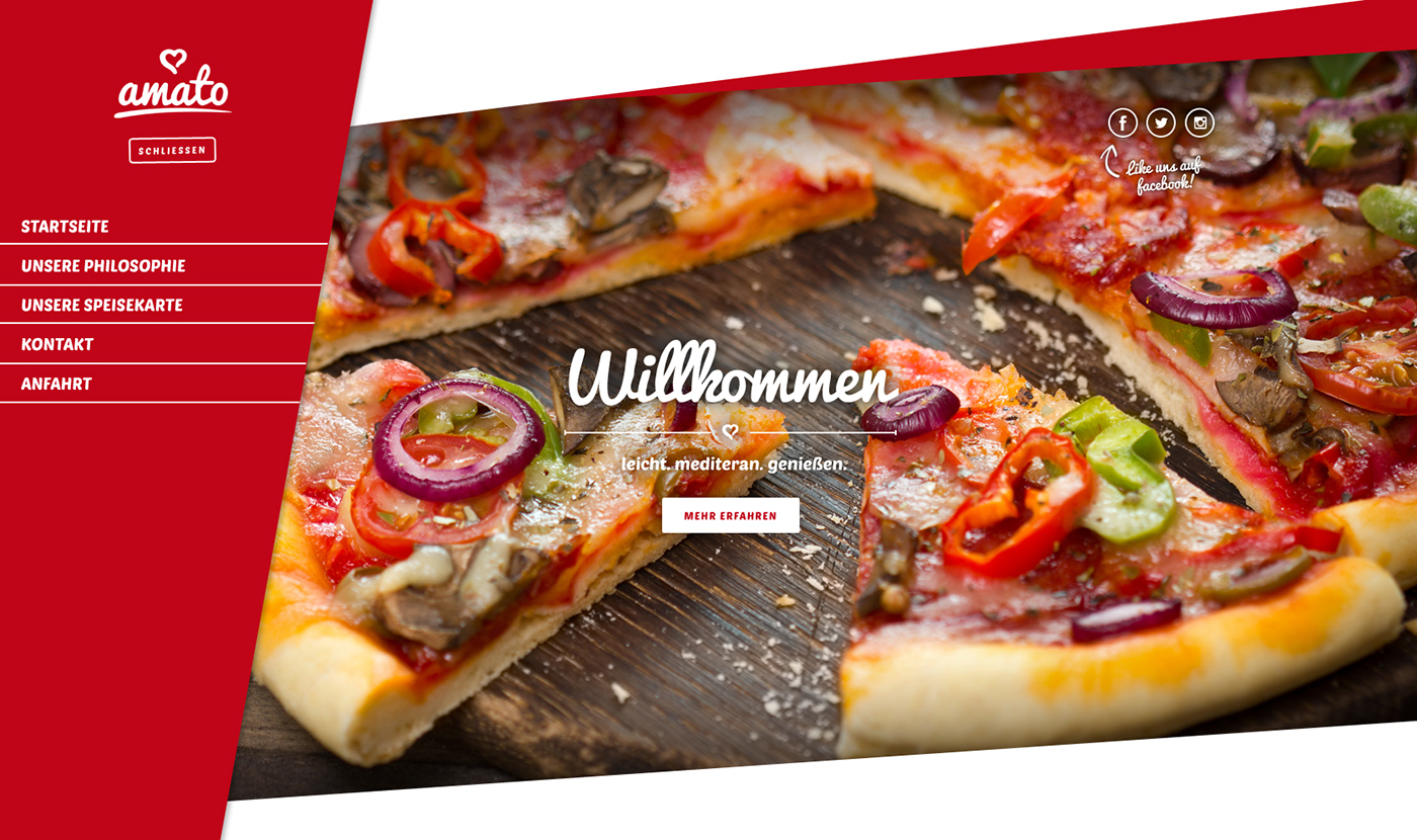 Pizza pizzaria Italien Web Website Webseite