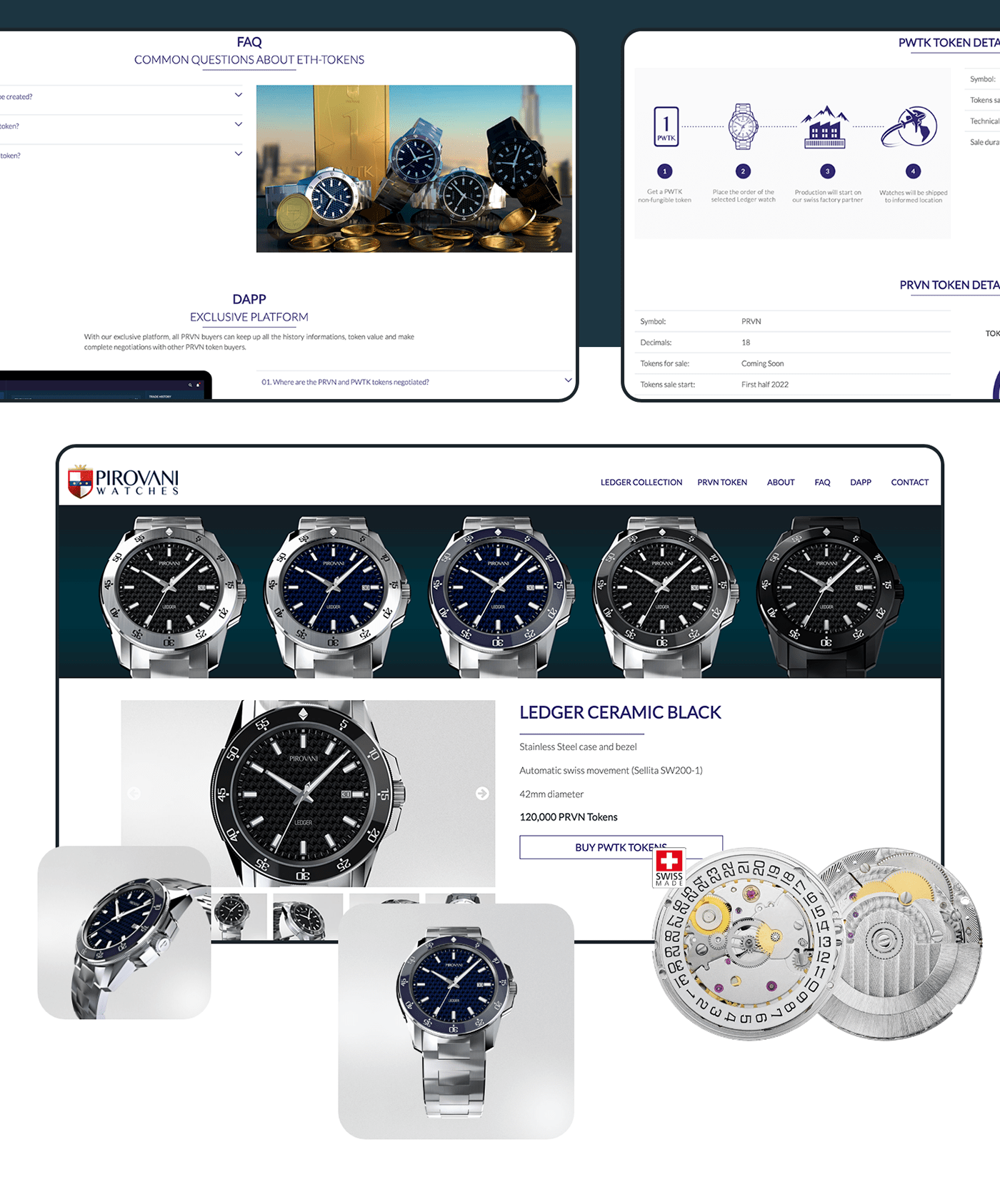 asset bitcoin crypto cryptocurrency nft product token Watches Webdesign Website