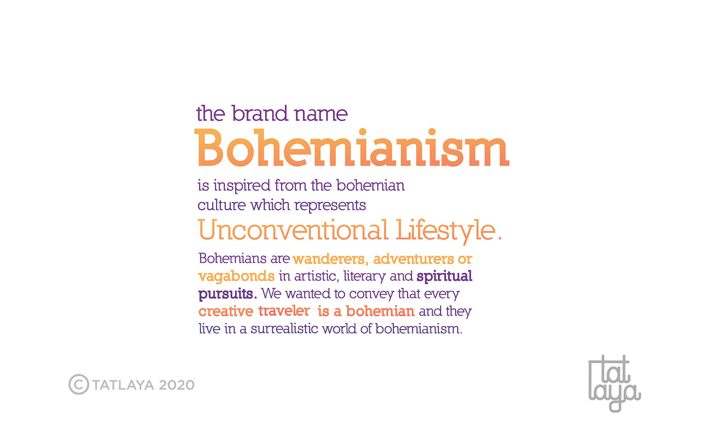 Bohemianism - Travel for Gypsy's Logo Design by TatLaya. What is Bohemianism?