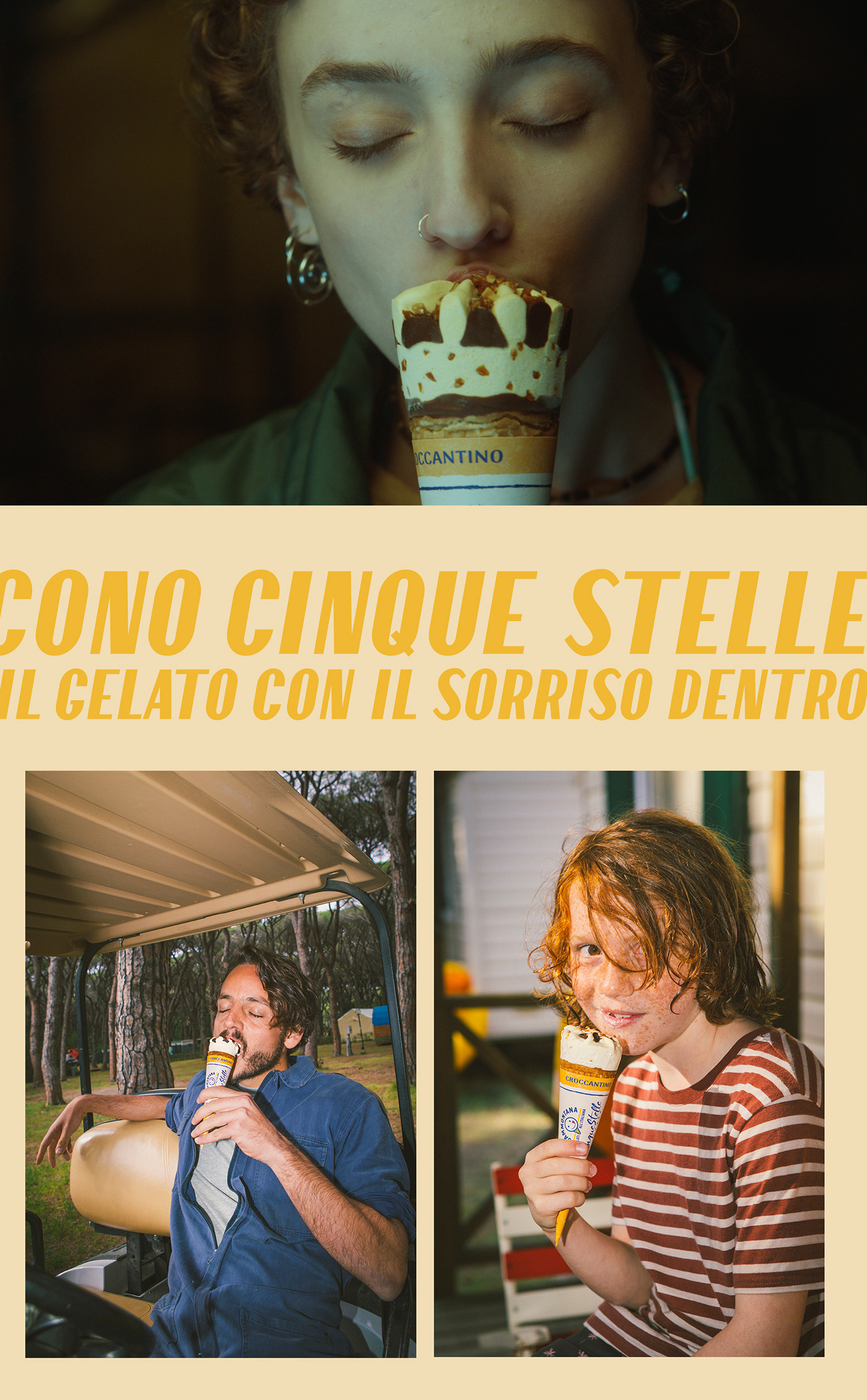 Advertising  commercial estate Film   Gelato ice cream italiana Sammontana smile summer