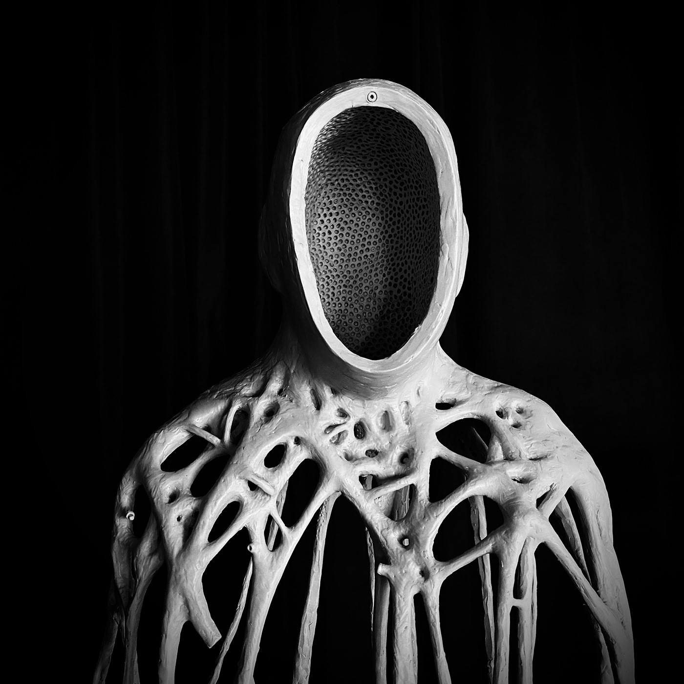 sculpture IT Plasticine trypophobia