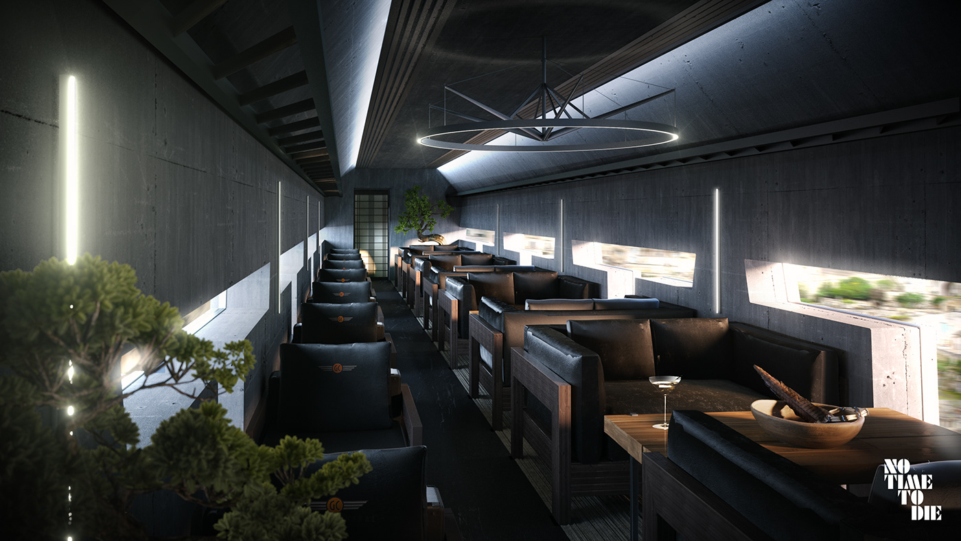 architecture carriage design director inspired Interior interior design  movie Render train