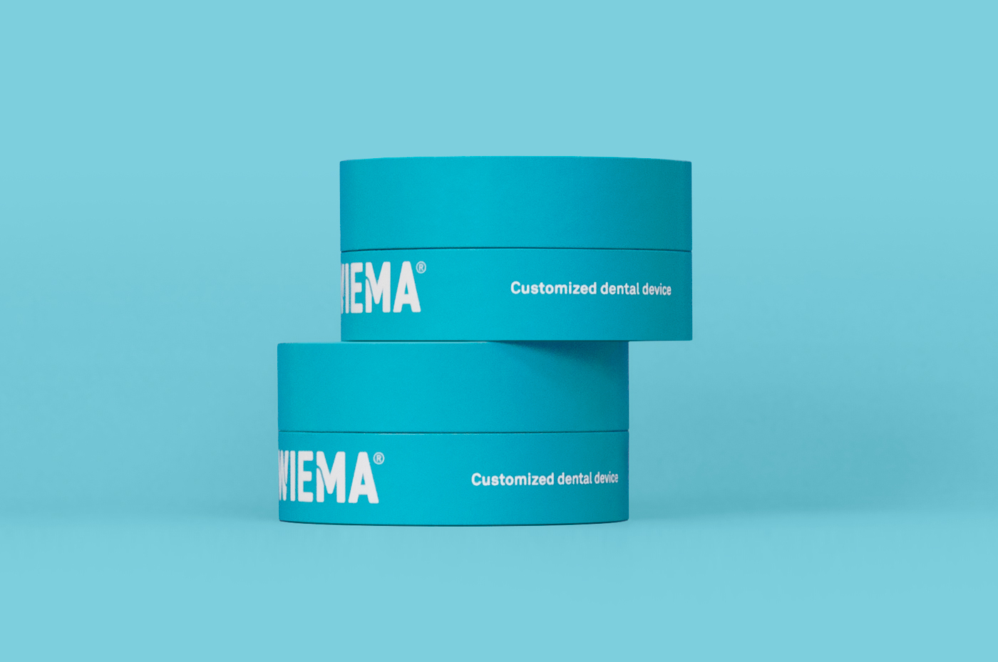 branding  dental Sweden Dental Implants turquoise type typography   graphic design  Packaging products