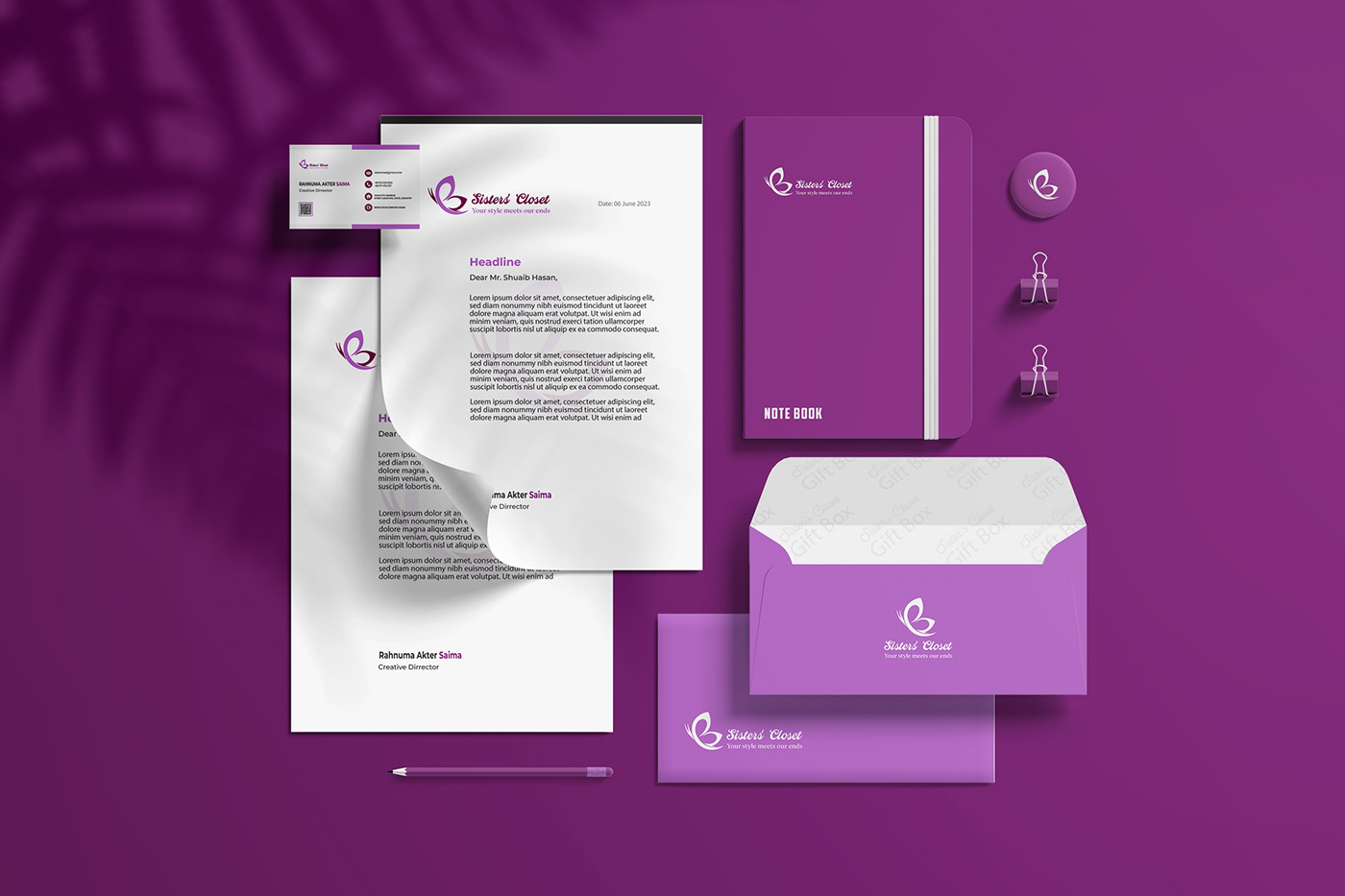 logo brand identity visual branding  Logo Design business card Stationery box Packaging product design 