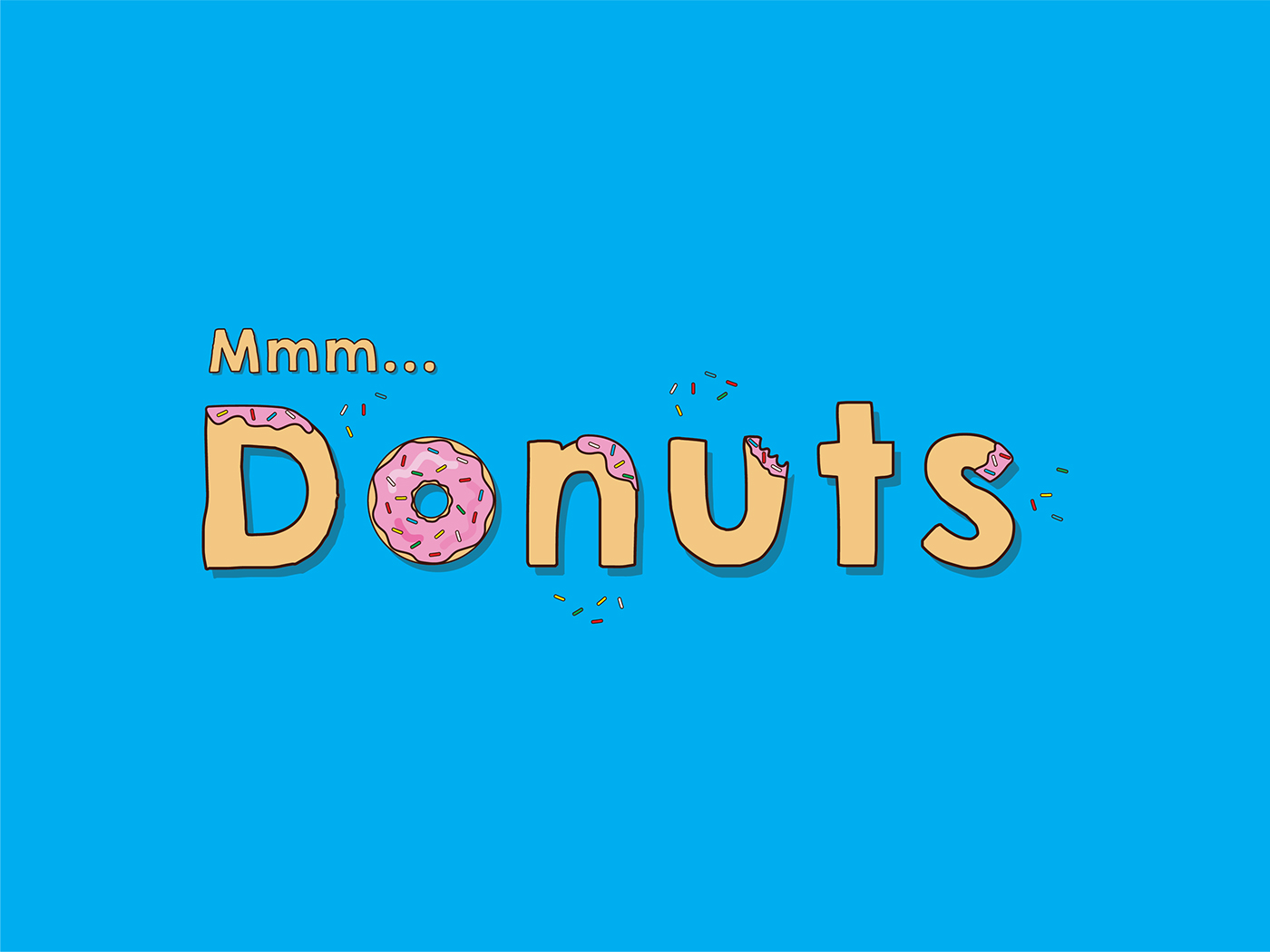 Donut Vector Art & Stickers on Behance