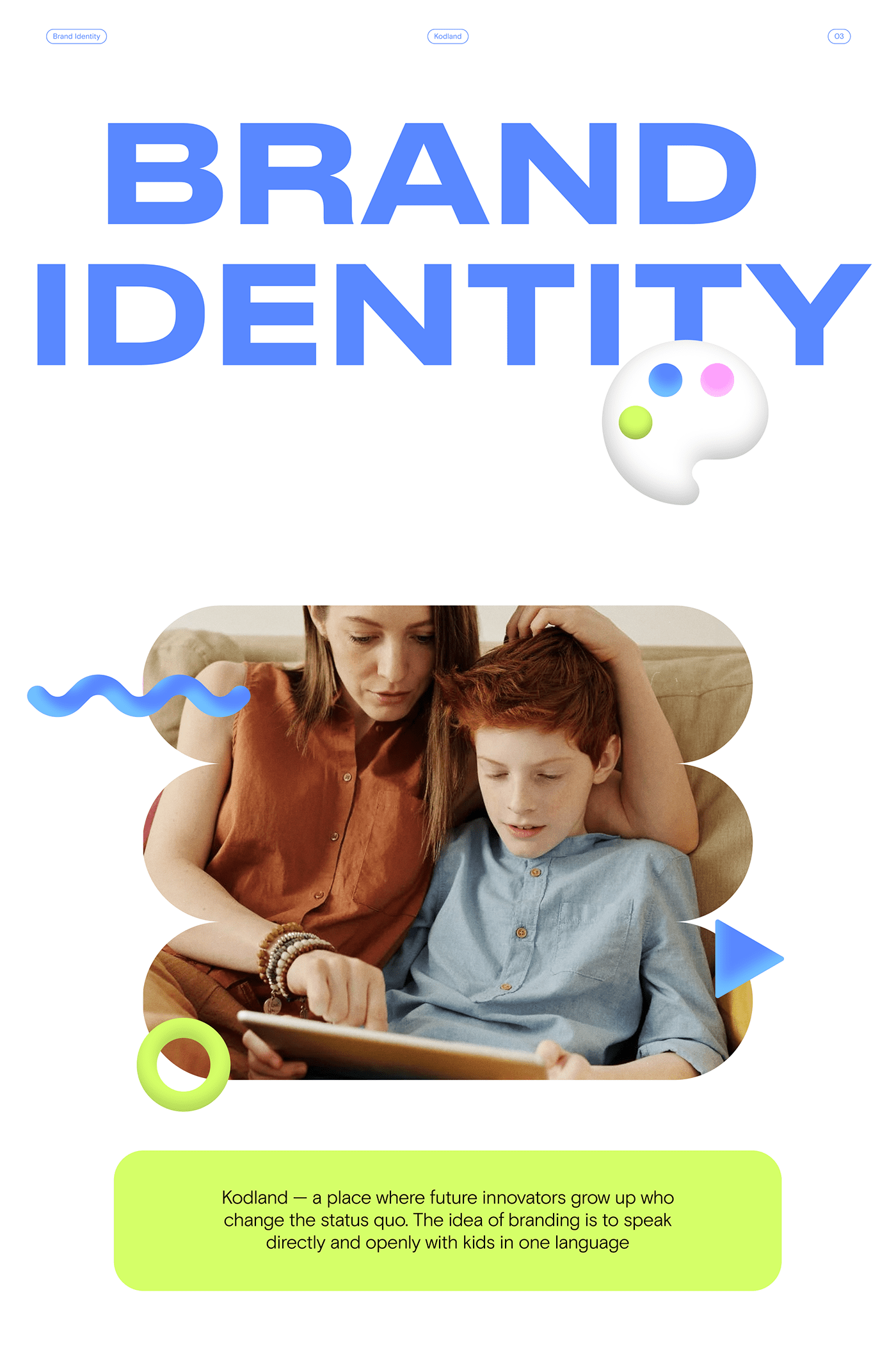 brand identity children Education Figma Logo Design online school teenagers visual identity Web Design  Webflow