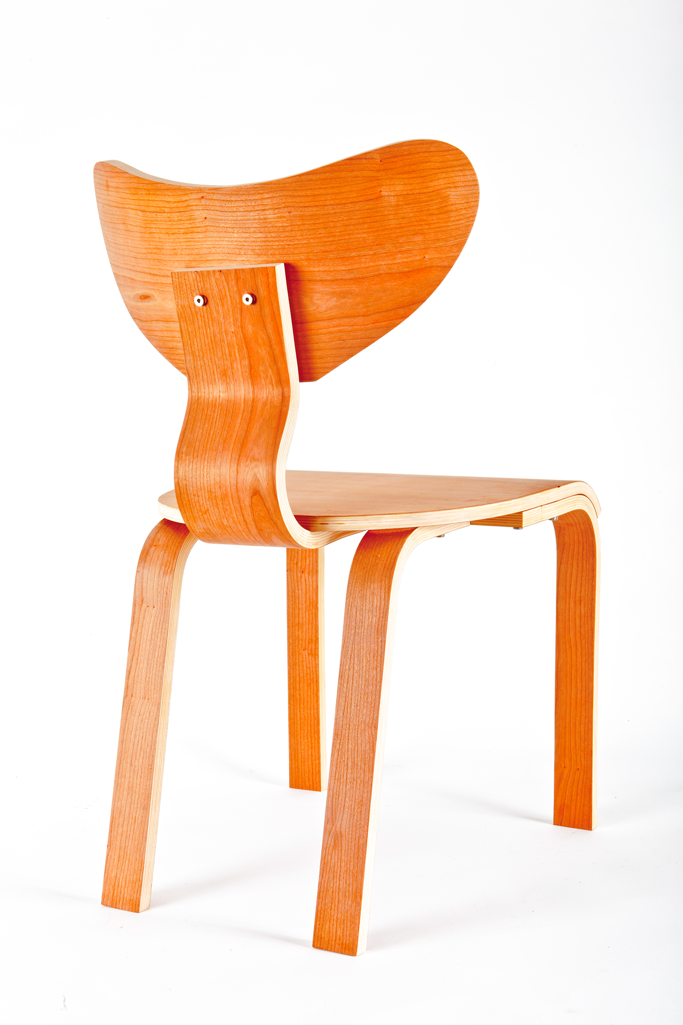 furniture wood chair cherry veneer design modern bentplywood flatpack