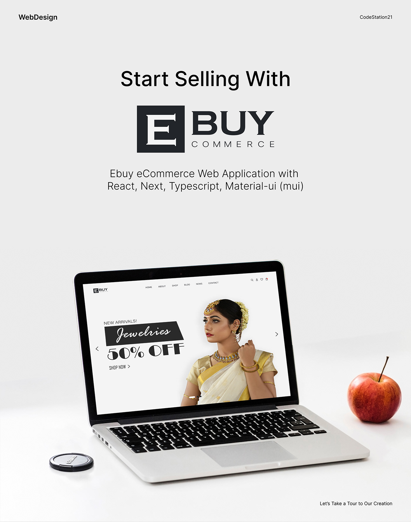Buy eCommerce is a UI UX design. It is used as a trendy, modern, minimalistic design UI kit. 