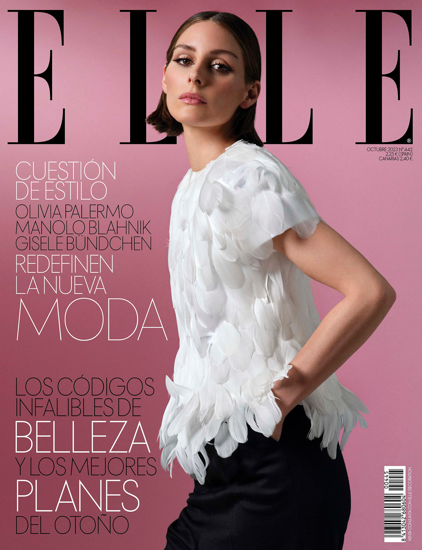 retouch retoucher postproduction editorial magazine Elle Style moda Fashion  olivia palermo