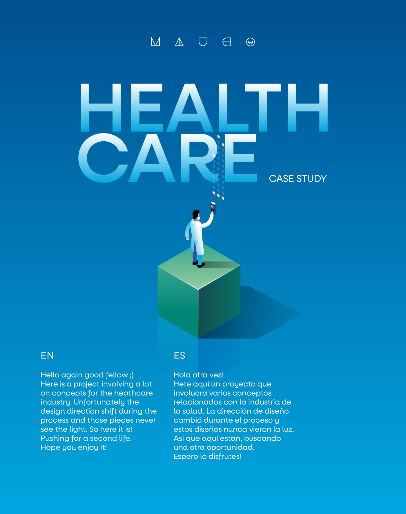vector Isometric healthcare design adobe illustrator animation  corporate concept art