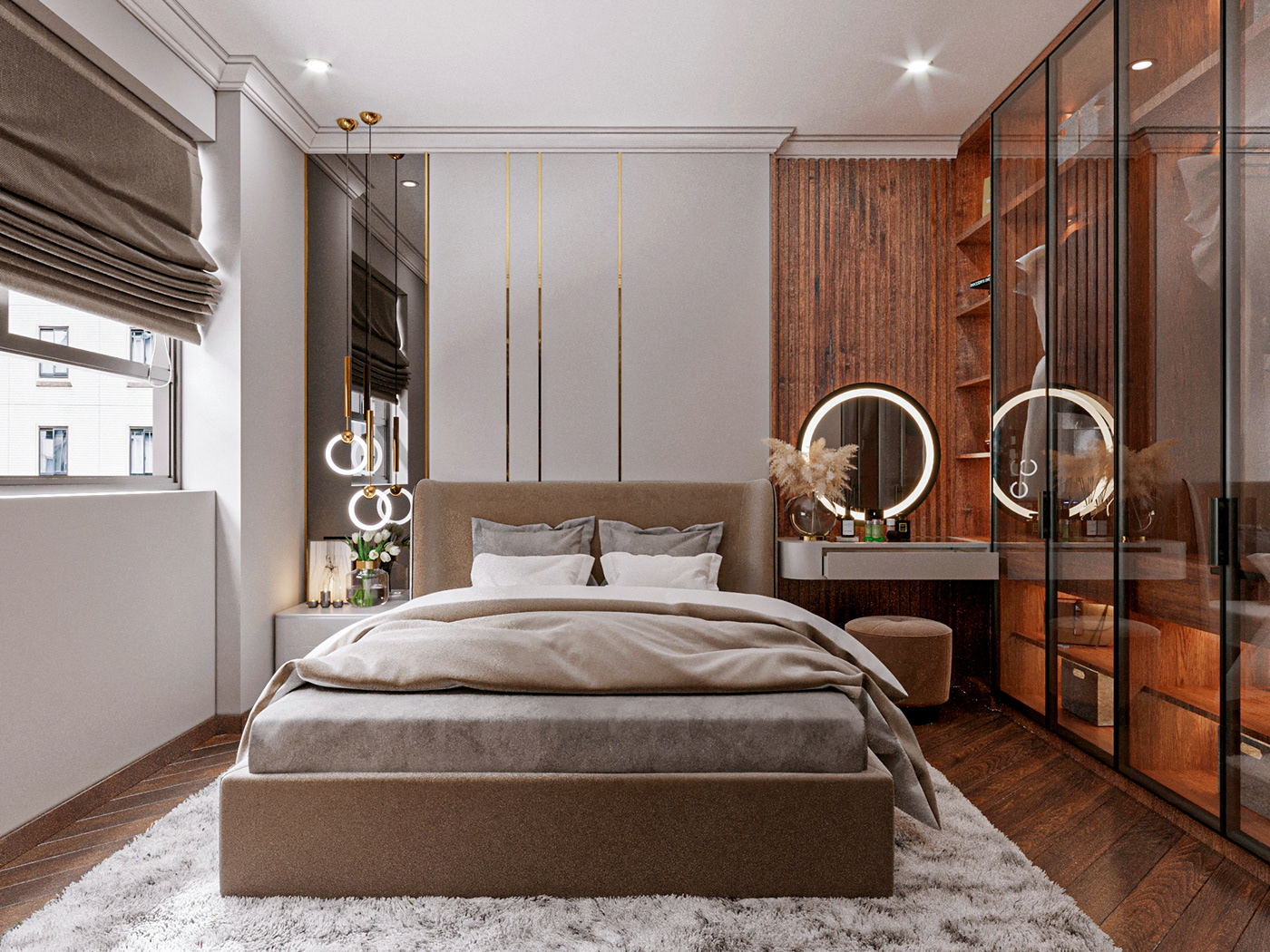 chung cư  nội thất interior design  thiet ke hiện đại phòng khách phòng ngủ Thiết kế nội thất thi cong noi that căn hộ